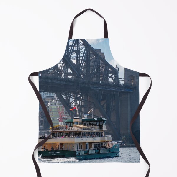 Item preview, Sydney Ferry Under the Bridge - Sydney Harbour Transit | Iconic Australian Maritime Art designed and sold by Ross.A.Campbell.