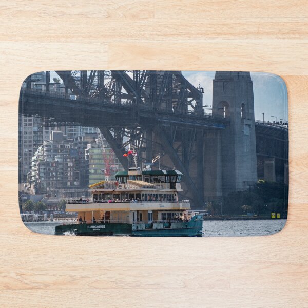 Item preview, Sydney Ferry Under the Bridge - Sydney Harbour Transit | Iconic Australian Maritime Art designed and sold by Ross.A.Campbell.