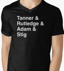 Top Gear USA Band Tribute Men's V-Neck T-Shirt
