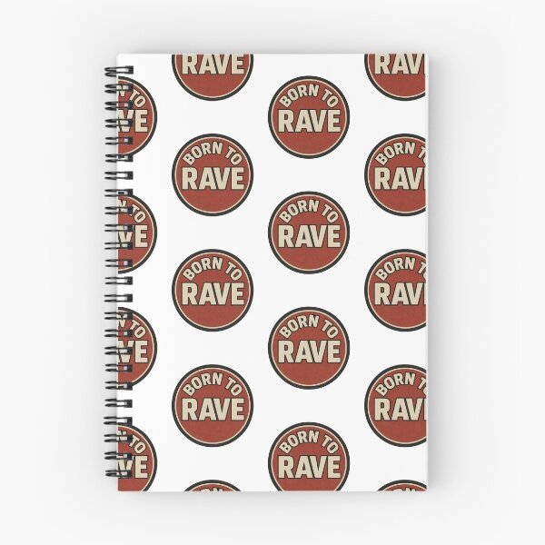 Item preview, Born To Rave Vintage Design | Underground Electronic Music Graphic designed and sold by |TRSSHOP|.