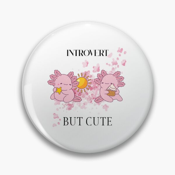 Item preview, Introvert But Cute Funny Logo designed and sold by logowannawear.