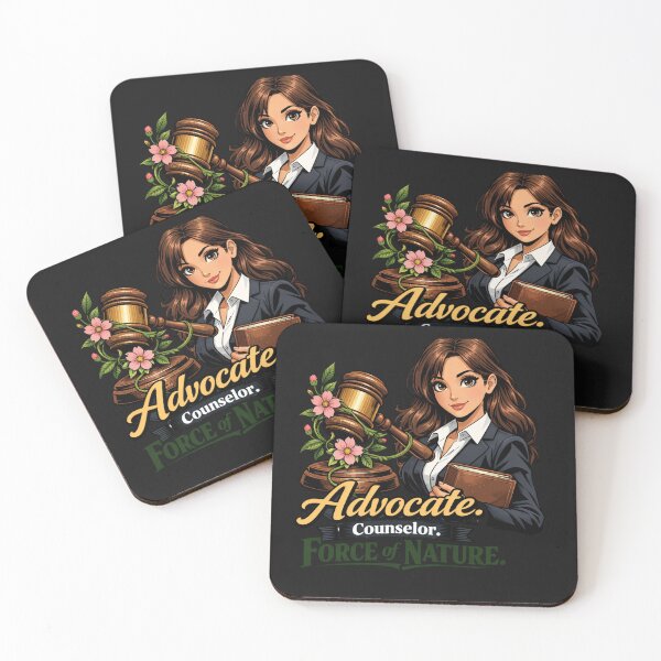 Item preview, Female Advocate Counselor Force of Nature Lawyer designed and sold by Tsugraf Designs.