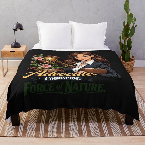 Item preview, Female Advocate Counselor Force of Nature Lawyer designed and sold by Tsugraf Designs.