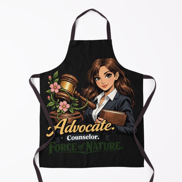 Item preview, Female Advocate Counselor Force of Nature Lawyer designed and sold by Tsugraf Designs.