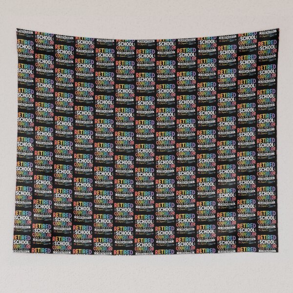 Item preview, Retired School Counselor Rainbow Retirement Gift designed and sold by BunBuntheDog-.