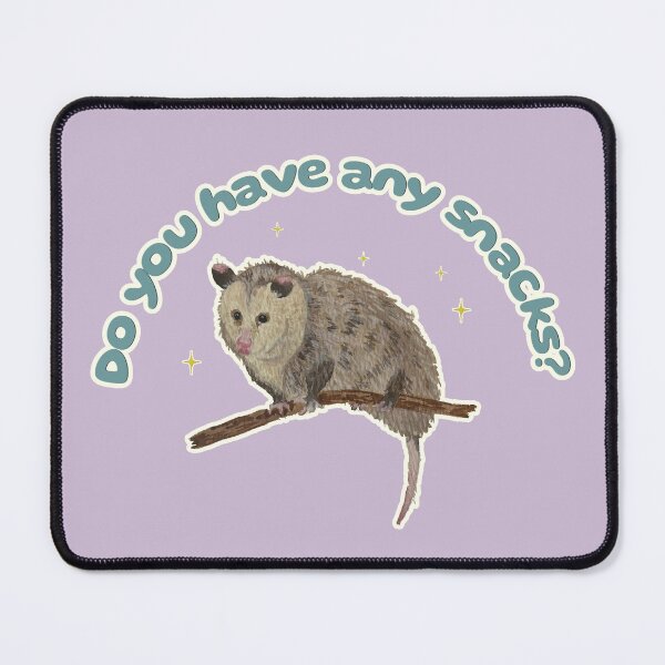 Item preview, Nosferatu the Possum says do you have any snacks? designed and sold by Blackberries & Moss.