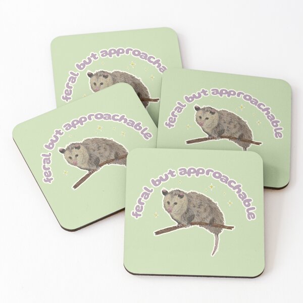 Item preview, Feral but Approachable Nosferatu the Possum designed and sold by Blackberries & Moss.