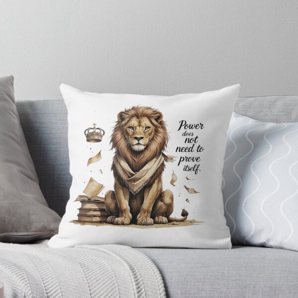 Item preview, Power Does Not Need To Prove Itself Vintage Lion Dark Academia designed and sold by AQUILAKREO.