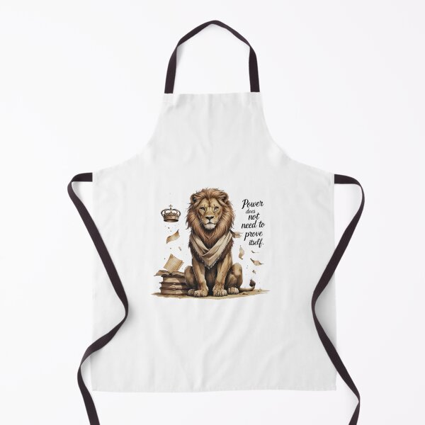 Item preview, Power Does Not Need To Prove Itself Vintage Lion Dark Academia designed and sold by AQUILAKREO.