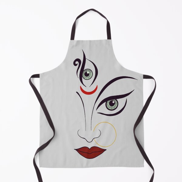 Item preview, Minimalist Digital Illustration of Goddess Durga designed and sold by Senorona.