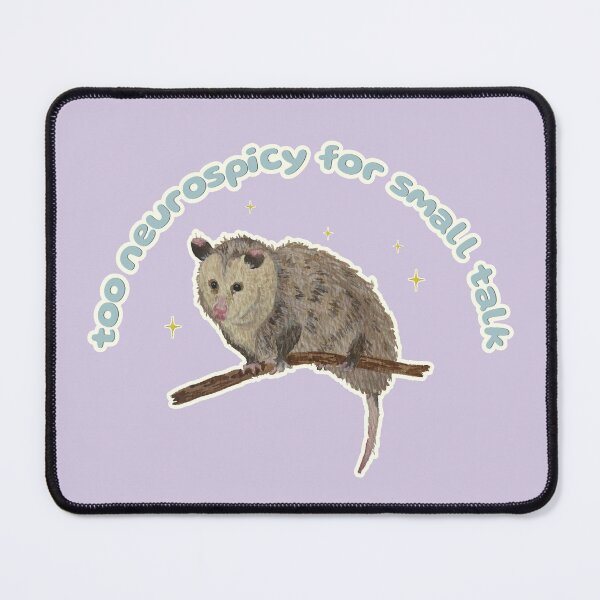 Item preview, Nosferatu the Possum is too Neurospicy for small talk designed and sold by Blackberries & Moss.
