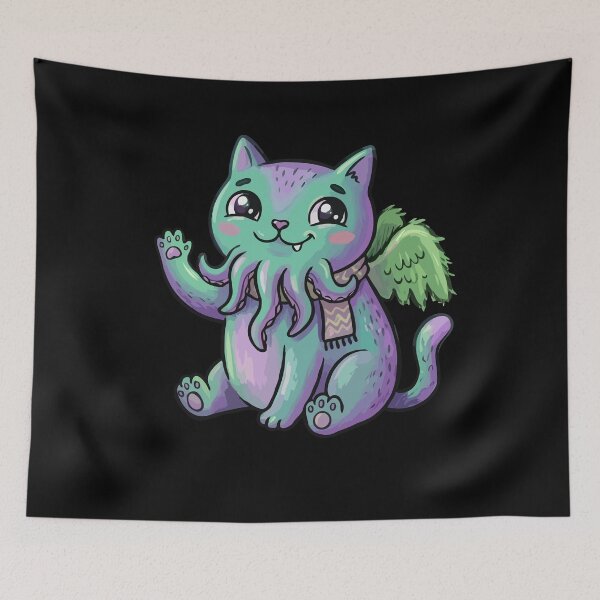 Item preview, Waving Mythic Teal Purple Hybrid designed and sold by Emegan Print Art.