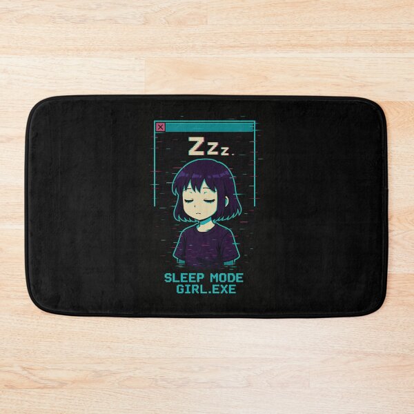 Item preview, Sleep Mode Girl.exe – Glitched Neon Sleep Screen Character designed and sold by JupiterGlitchEmpire.