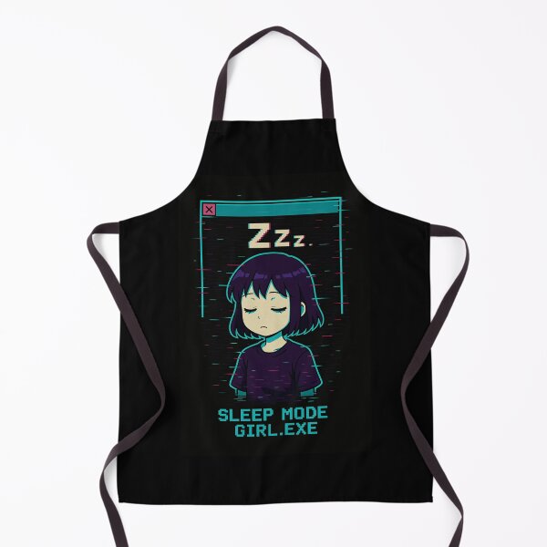Item preview, Sleep Mode Girl.exe – Glitched Neon Sleep Screen Character designed and sold by JupiterGlitchEmpire.