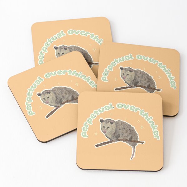 Item preview, Nosferatu the Possum is a Perpetual Overthinker designed and sold by Blackberries & Moss.