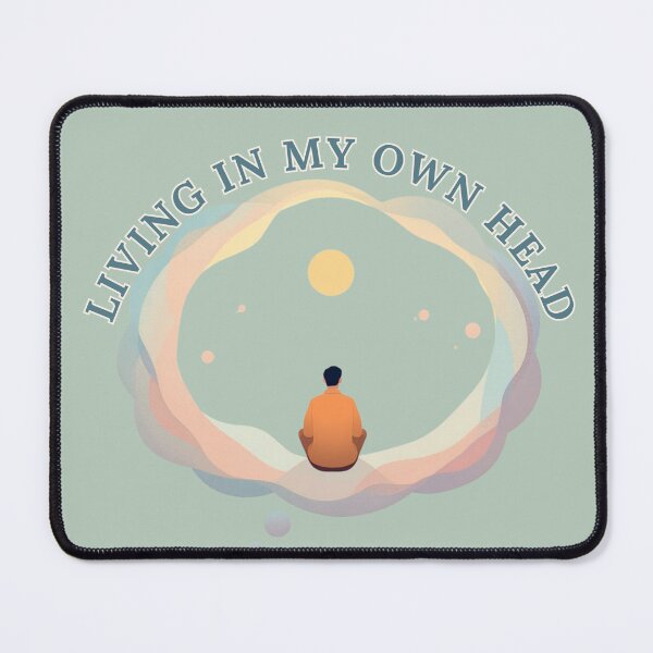 Item preview, Living in My Own Head Shirt – Introvert Mind Tee, Artistic Minimal Design designed and sold by Gohrin.co.