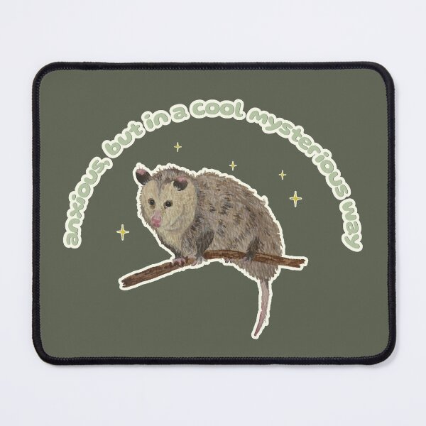Item preview, Anxious but in a cool, mysterious way Nosferatu the Possum  designed and sold by Blackberries & Moss.