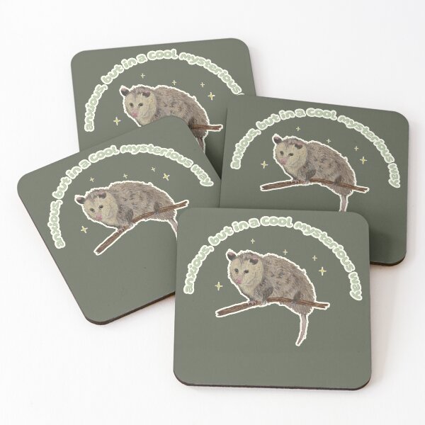 Item preview, Anxious but in a cool, mysterious way Nosferatu the Possum  designed and sold by Blackberries & Moss.