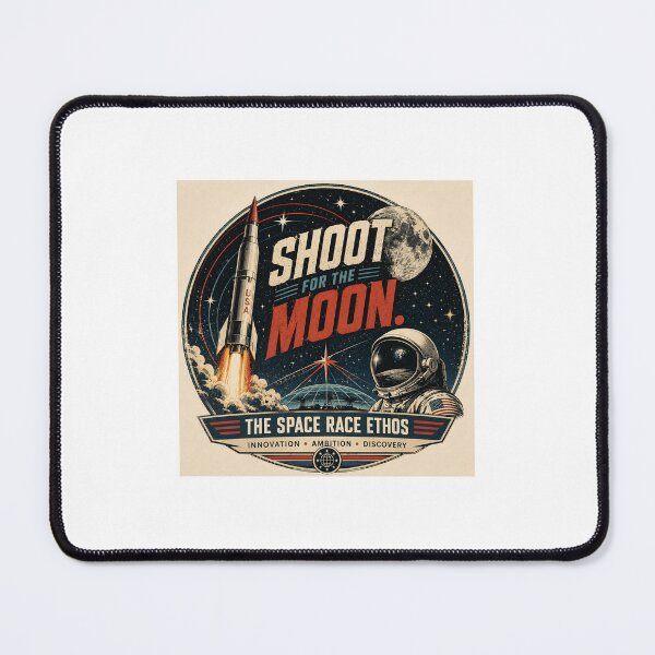 Item preview, The Space Race Ethos (1950s–1970s) Art designed and sold by TheGiggleGrid.