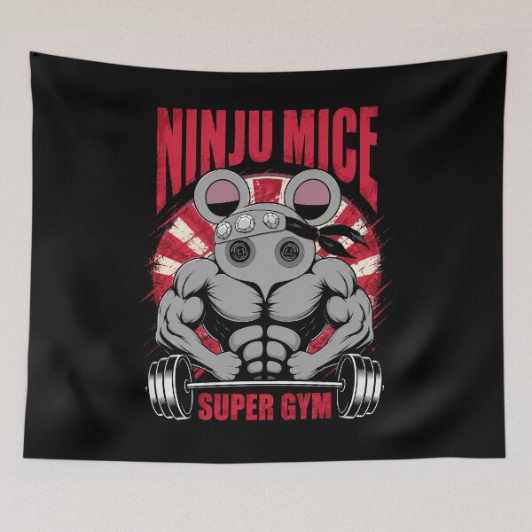 Item preview, Ninju Mice Super Gym designed and sold by thedarkfantasy.