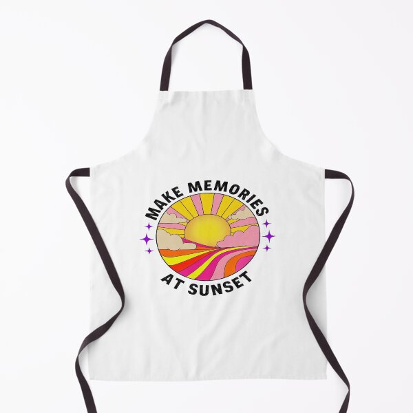 Item preview, Make Memories at Sunset Retro Aesthetic | Vibrant Sunset Quote for Summer, Travel & Good Vibes designed and sold by Bright Nest Studio.
