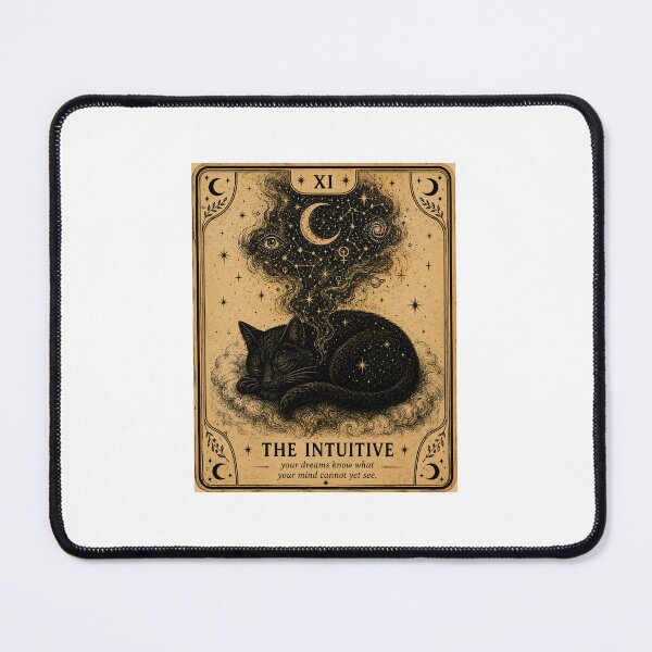 Item preview, The Intuitive Dreaming Black Cat Tarot designed and sold by LovelyCatGalaxy.