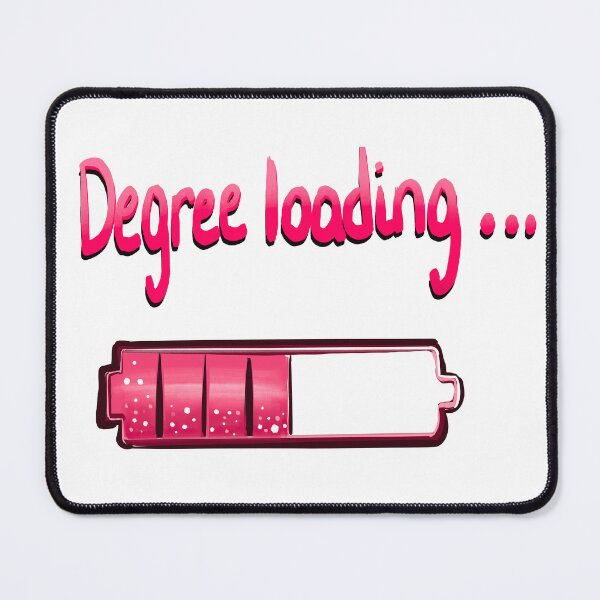 Item preview, Degree loading Pink Progress bar for Grad Graduation College Student in coquette aesthetic  designed and sold by Artonmytee.