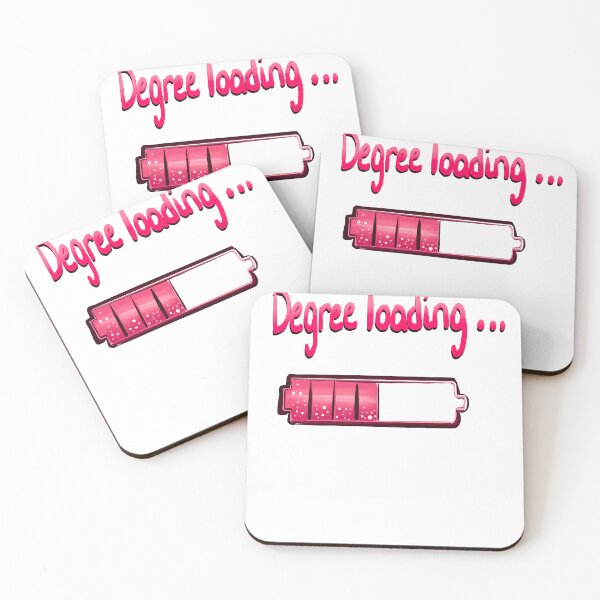 Item preview, Degree loading Pink Progress bar for Grad Graduation College Student in coquette aesthetic  designed and sold by Artonmytee.