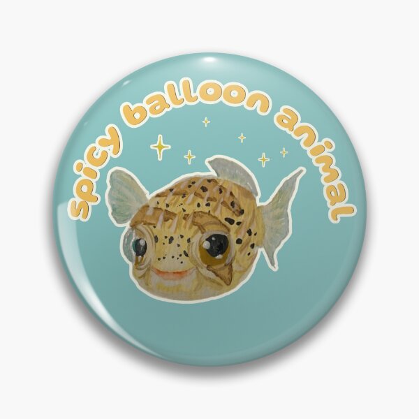 Item preview, Popcorn the Porcupine Fish is a Spicy Balloon Animal designed and sold by Blackberries & Moss.