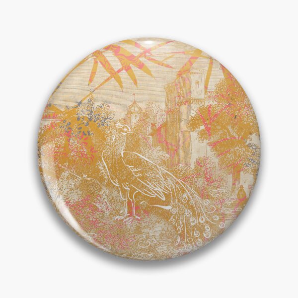 Item preview, Peacock in a yellow summer for home decor designed and sold by Qualali Studio.