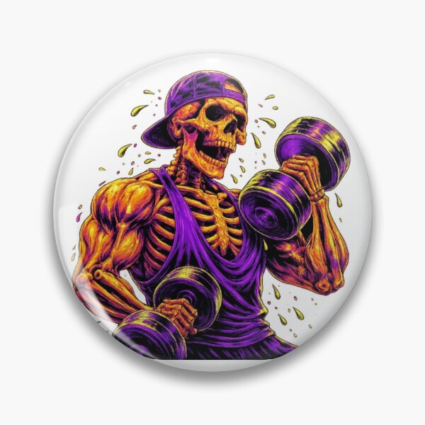 Item preview, Iron Undead: The Gym Skeleton designed and sold by NoriudaR.