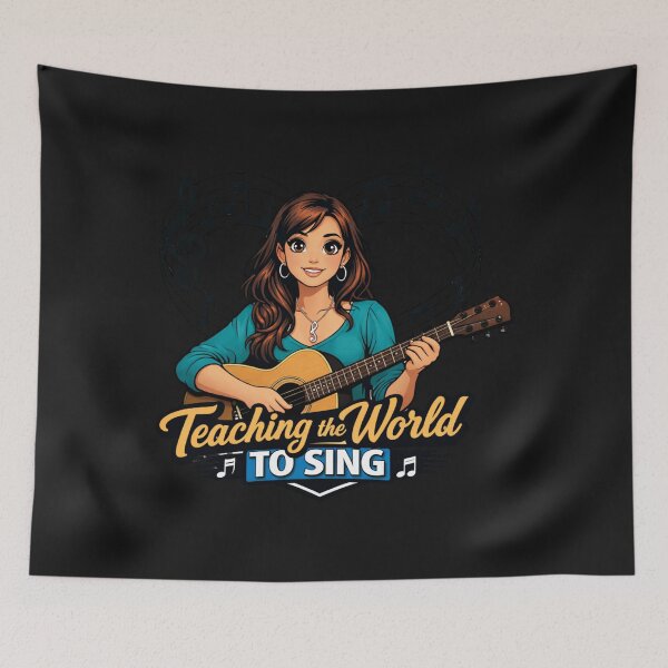Item preview, Teaching Vocal Arts Guitar Instructor Design designed and sold by Tsugraf Designs.