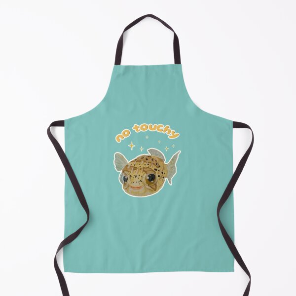Item preview, Popcorn the Porcupine Fish says No Touchy designed and sold by Blackberries & Moss.