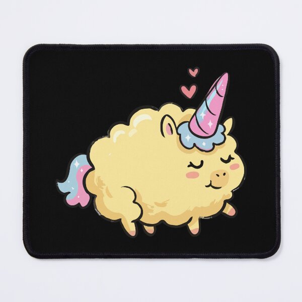 Item preview, Fluffy Golden Horned Mythical Lamb designed and sold by Emegan Print Art.