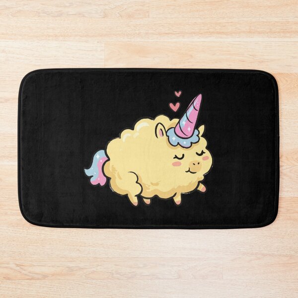 Item preview, Fluffy Golden Horned Mythical Lamb designed and sold by Emegan Print Art.