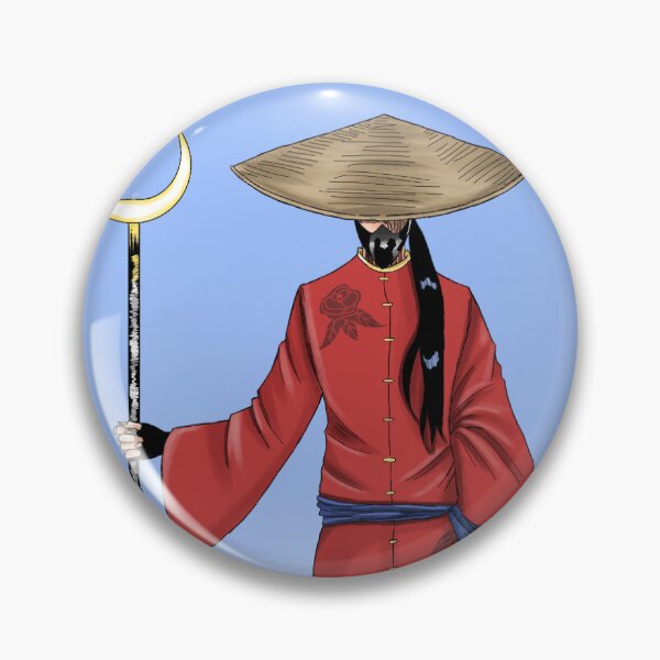 Item preview, Red Samurai Moon Warrior Manga Character designed and sold by kATD14.