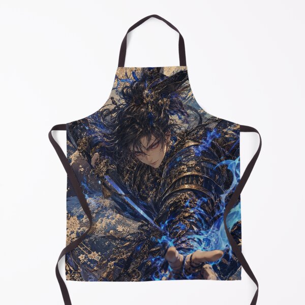Item preview, Blue Flame Shadow Samurai Warrior designed and sold by JPN-NOGRAY-SHOP.