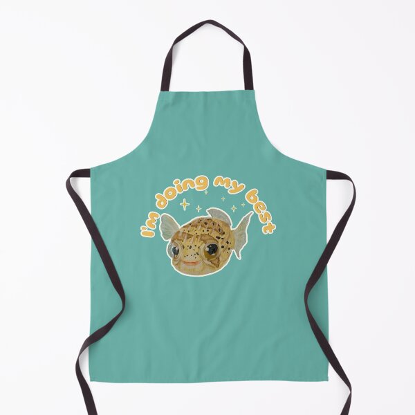 Item preview, Popcorn the Porcupine Fish is doing his best designed and sold by Blackberries & Moss.
