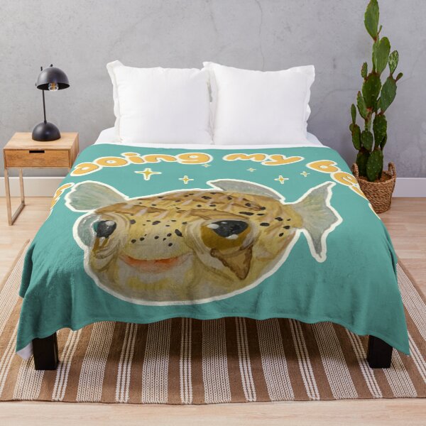 Item preview, Popcorn the Porcupine Fish is doing his best designed and sold by Blackberries & Moss.