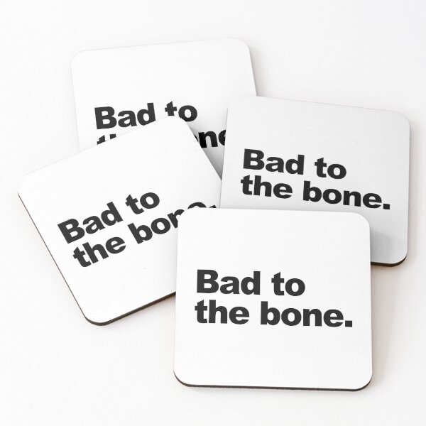 Item preview, Bad To The Bone - Typography Design designed and sold by Zerhof.
