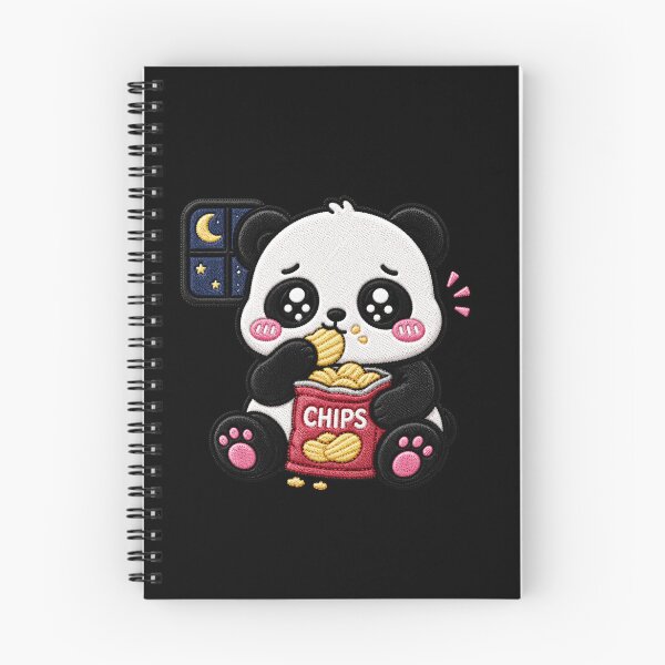 Item preview, Snack Attack Panda Embroidery Patch Funny Kawaii designed and sold by ColorSplash123.