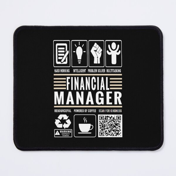 Item preview, Funny Finance Manager Job Description Icons QR Code designed and sold by MerchMaxxing.
