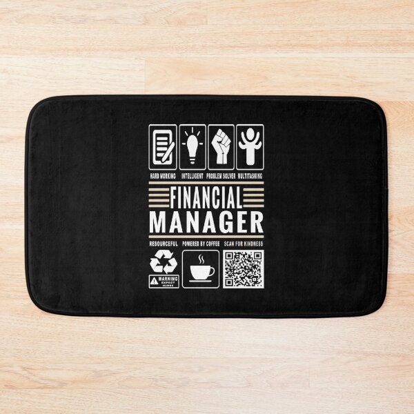 Item preview, Funny Finance Manager Job Description Icons QR Code designed and sold by MerchMaxxing.