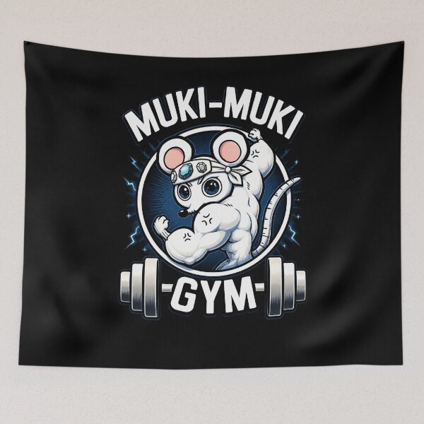 Item preview, Muki-Muki Ninju Mice Super Gym designed and sold by thedarkfantasy.