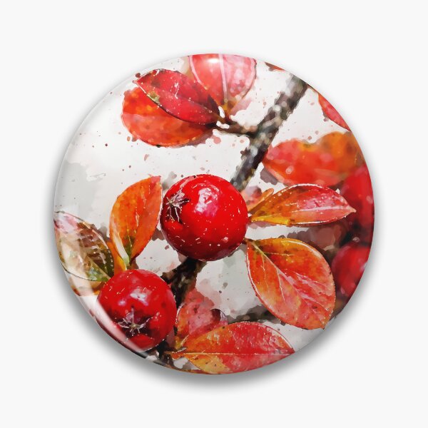Item preview, Bayas rojas en las ramas designed and sold by cuprum.