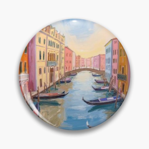Item preview, beautiful canal of Venice oil painiting designed and sold by cloudzer0000.