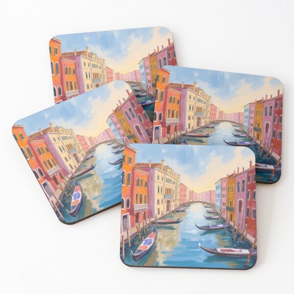 Item preview, beautiful canal of Venice oil painiting designed and sold by cloudzer0000.