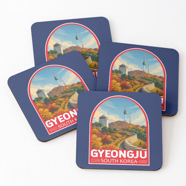 Item preview, Gyeongju South Korea Travel Art Emblem designed and sold by KrisSidDesigns.