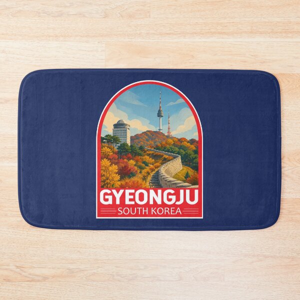 Item preview, Gyeongju South Korea Travel Art Emblem designed and sold by KrisSidDesigns.