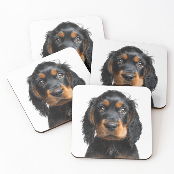 Item preview, Adorable Gordon Setter Puppy for Cute Black and Tan Setter puppy lovers designed and sold by LazyOwlStore.